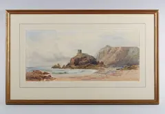 John Mogford, Portlet Bay, Jersey, watercolour