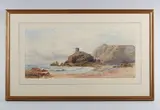 John Mogford, Portlet Bay, Jersey, watercolour