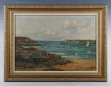 William Maxwell Reekie, Coastal view, 1911, oil on canvas laid on board