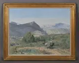 Norman Hepple, Sierra de Aitana, Alicante, Spain, 1972, oil on canvas