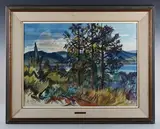 George Campbell Tinning, Naramata, B.C.' (Canada), watercolour