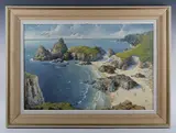 Thomas Brown Clark, Kynance Cove, Cornwall, oil on canvas
