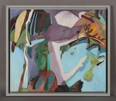 Olivia Stanton, Abstract, oil on canvas laid on board