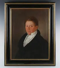 Martin Jablonski, Portrait of a gentleman, Johann Haan?, 1827, oil on canvas