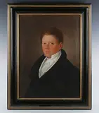 Martin Jablonski, Portrait of a gentleman, Johann Haan?, 1827, oil on canvas
