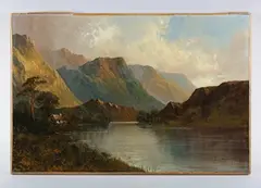 Phil Hips, Highland loch scenes, a pair, oil on canvas