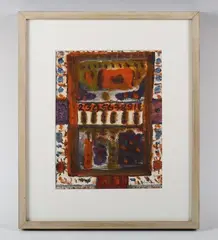 Alan Davie, Untitled OG.4003 2012, 2012, oil on paper
