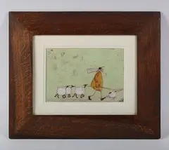 Sam Toft, The Scent of Supper, pencil and mixed media