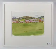 Danny Markey, Housing Estate, Caerphilly II, 2012, watercolour