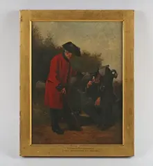 Chelsea Pensioners by Hubert von Herkomer, 1896, oil on canvas, sold Dec 2025