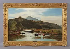 Sidney Richard Percy, Near Bontddu, N. Wales, 1878, oil on canvas