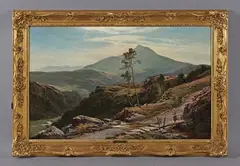 Sidney Richard Percy, Moel Siabod, N. Wales, 1875, oil on canvas