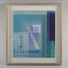 Philip Hicks, Still-life and Dinghy on the Estuary, 1978, acrylic