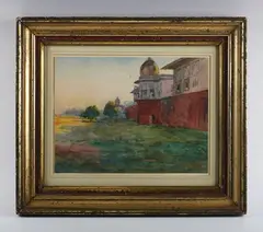 Cecil Leonard Burns, Bijapur, India, watercolour