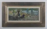Richard Pikesley, St Lunaire, Late Afternoon, oil on board