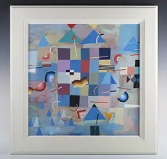 Frank Taylor, Abstract, oil on card laid on board