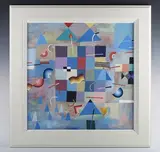 Frank Taylor, Abstract, oil on card laid on board