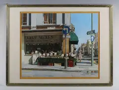 Michael Grey-Jones, Gone Not Forgotten': St James St, Brighton, 1981, watercolour and gouache