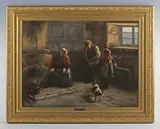 Henry John Dobson, The Last Bawbee, oil on canvas