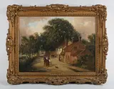 Edward Robert Smythe, The Cherry Tree Inn, Woodbridge, oil on canvas