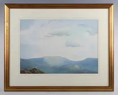 Delmar Harmood Banner, Whernside from Crook, Sedburgh, 1942, watercolour