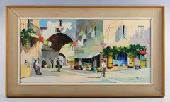 Cecil R. D'Oyly-John, Mougins near Cannes, S of France, oil on canvas