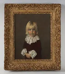 Aaron Shikler, Portrait of Kate H., oil on canvas