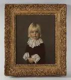 Aaron Shikler, Portrait of Kate H., oil on canvas