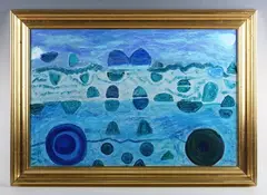 Terry Frost, Porthleven Rhythms, 1965, acrylic on canvas