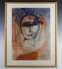 Brüer Tidman, The Showgirl, watercolour and gouache