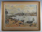 John Alford, Cherbourg, oil on canvas