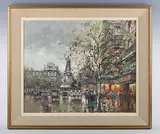 Antoine Blanchard, The Monument, oil on canvas