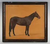 F. M. Hollams, Duchess of Rheims’: study of a chestnut mare, oil on board
