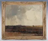 James Humbert Craig, Marshland landscape, oil on board