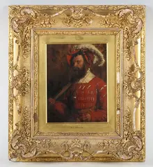 Henry Charles Heath, Infantryman in 16th century dress, oil on canvas
