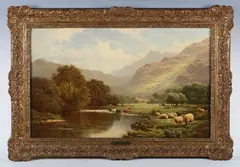 Walter J. Watson, The Lledr Valley, N. Wales, 1913, oil on canvas