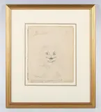 Louis Wain, Those with feelings wondrous kind/Can love with felines ever bind’: study of a smiling cat