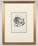 Louis Wain, Oh, I do like something nice to eat, the nearer the bone the sweeter the meat