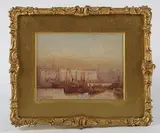 Frederick Edward Joseph Goff, Off Customs House’, on the Thames, London, watercolour