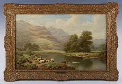 Walter J. Watson, Near Beddgelert, N. Wales, 1913, oil on canvas