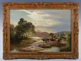 Sidney Richard Percy, View in N. Wales near Betws-y-Coed, 1882, oil on canvas