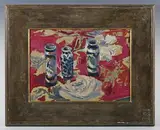 Binny Matthews, Three small pots’: Still life, 1991, oil on board