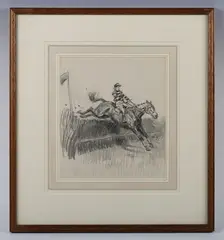 Peter Biegel, Taking the last, pencil and watercolour
