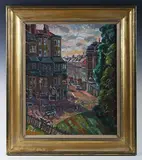Mary Godwin, Clifton, St Vincent's Rocks Hotel' (Bristol), oil on canvas