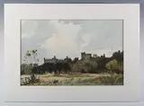Edward Wesson, Arundel Castle, watercolour