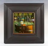 Stephen Mangan, Fishing Boat, oil on canvas