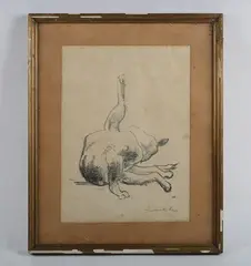Russell Sidney Reeve, A small group of drawings, a watercolour and prints