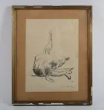 Russell Sidney Reeve, A small group of drawings, a watercolour and prints