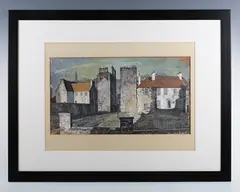 Roy Young Ferguson, Old Edinburgh, gouache