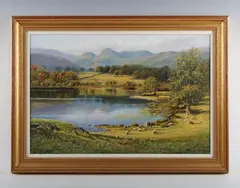 Paul Harley, Tarn at Loughrigg, 2003, oil on canvas